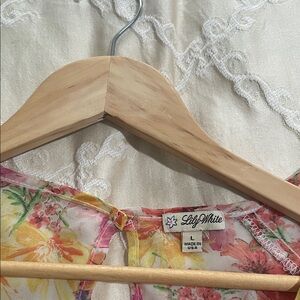 Lily White Multicolor Floral Top